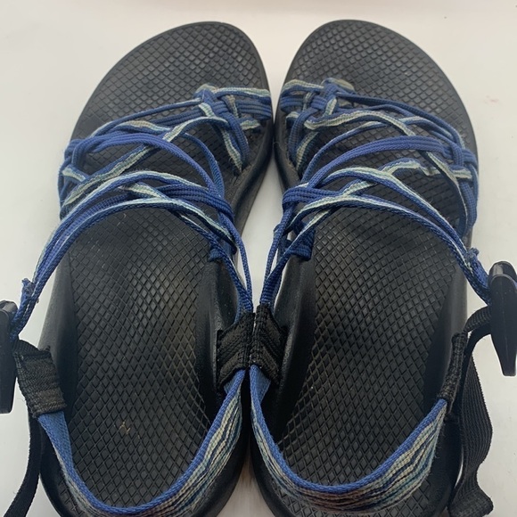 Chaco Blue White Sport Sandals Sz 10. SPT0670 - Picture 7 of 8
